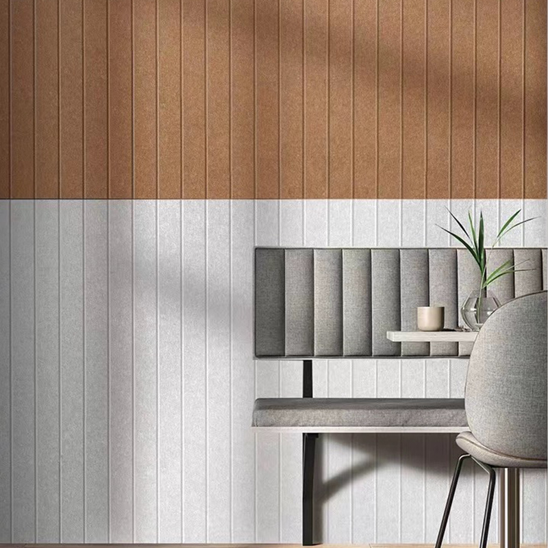 Recycled ECO Material 100% Pet Felt Polyester Fiber Acoustic Panel Mute Flame Resistant Wall Acoustic Panel Sheet Paggawa