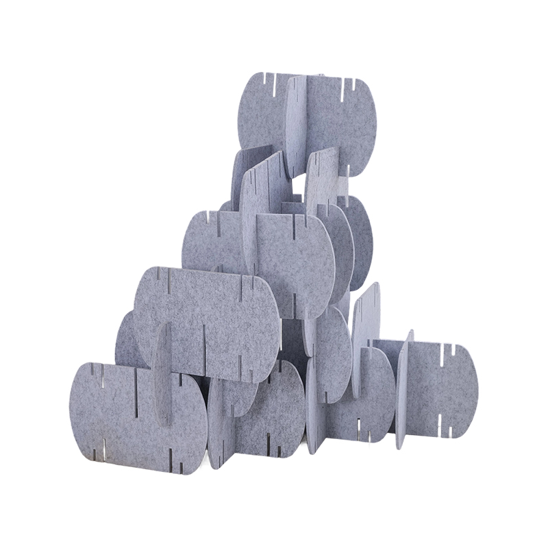 Mga Eco-friendly na Acoustic Panel para sa Office Partition Room Dividers Fabric Wrapped Commercial Interior Design