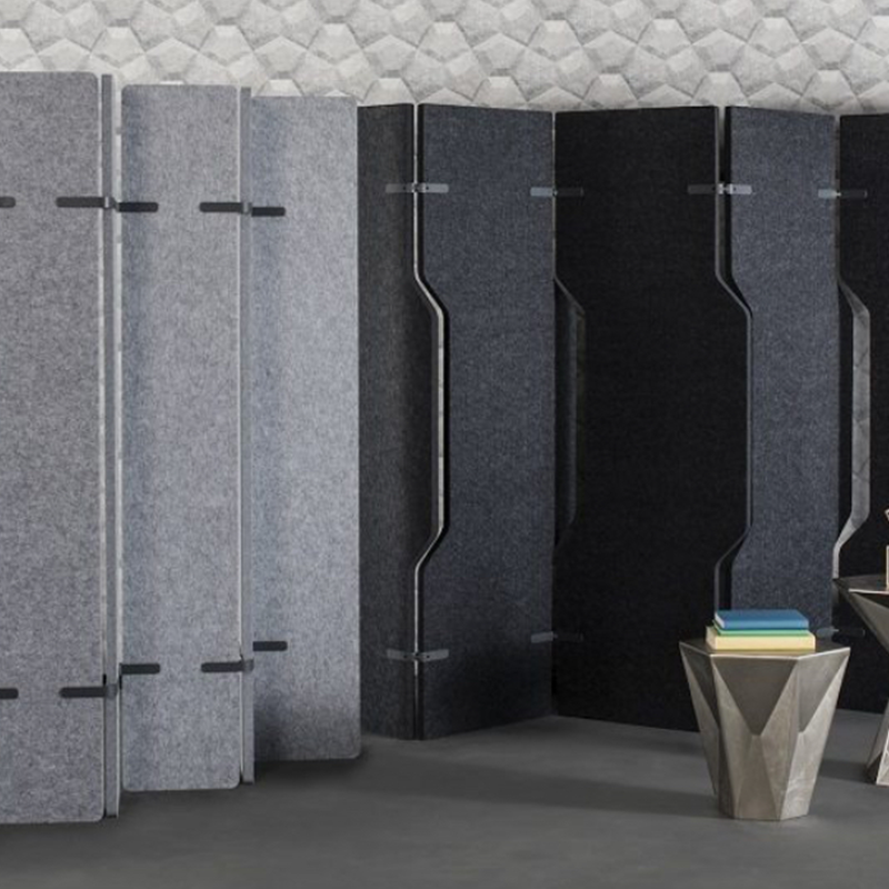 Mataas na Kalidad na Eco-Friendly na mga Partition sa Opisina Mga Movable Leaf Shape Room Divider High Sound Absorption Nako-customize na Makabagong Disenyo