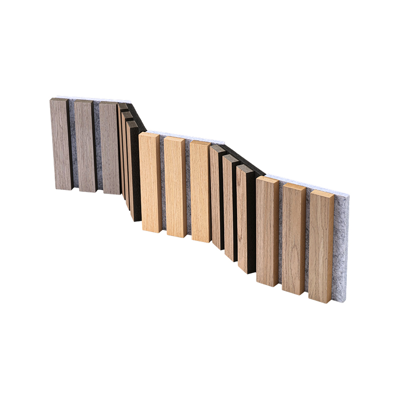 Spesonic Wood Slat Wall Panel para sa Interior Noise Cancelling Acoustic Decorative 3D Sound Absorbing Wall Paneling Akupanel
