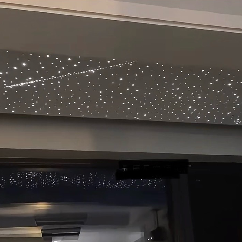 Modern Style Fiber Optic RGB Light Star Ceiling Panels 7 Color Gypsum para sa Sala