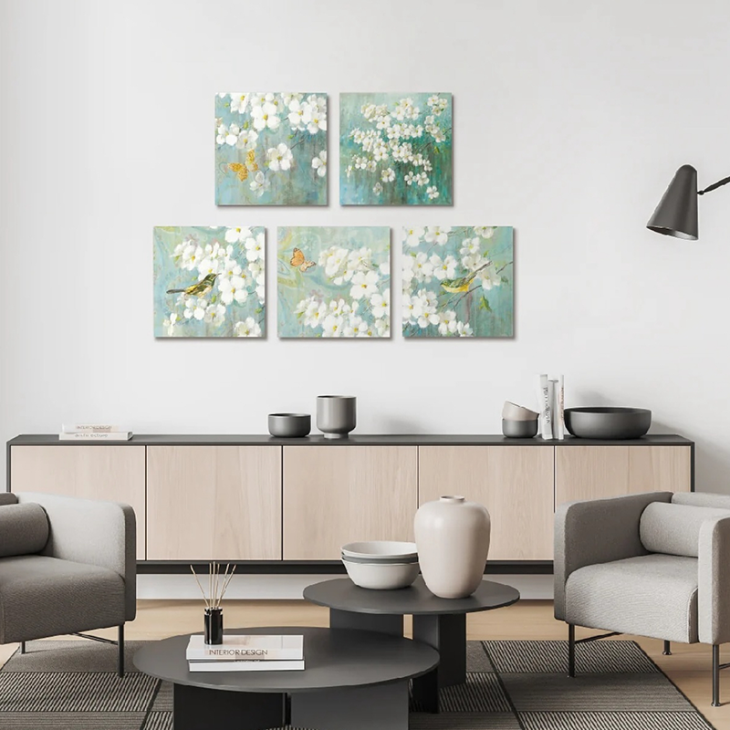 Modern Style Heat Transfer Acoustic Panel Murals - HD, Sound-Absorbing, para sa Bedroom/Living Room