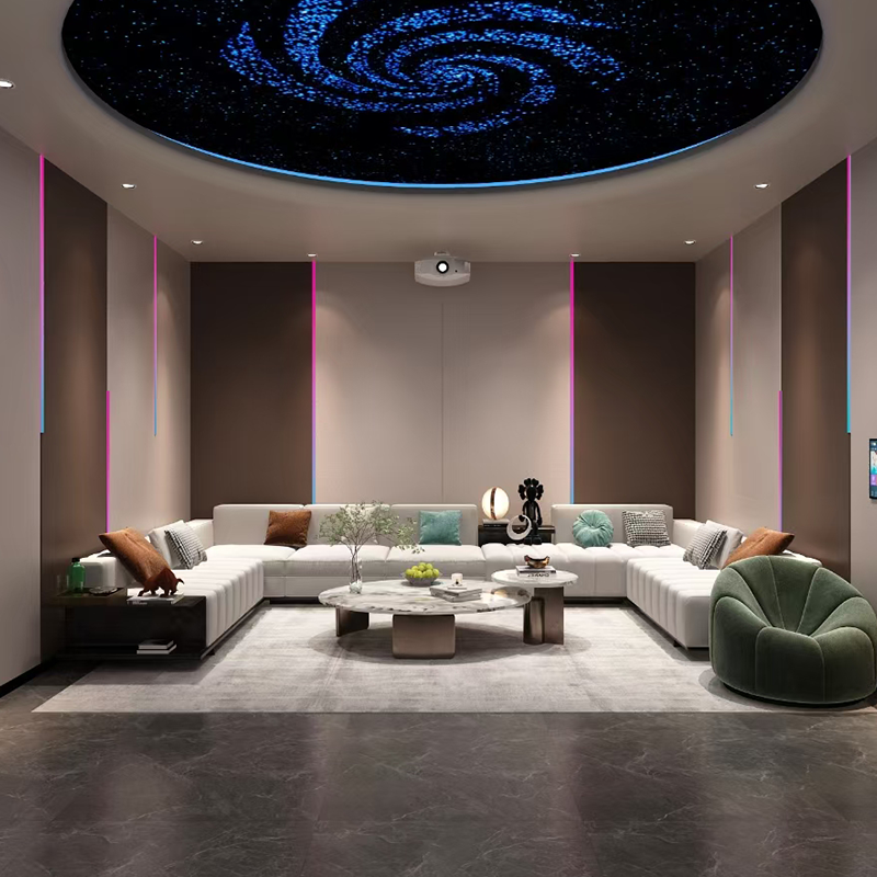 Nako-customize na Home Theater - Moderno, Sumisipsip ng Tunog, Direktang Pabrika para sa mga Sala/Kwarto