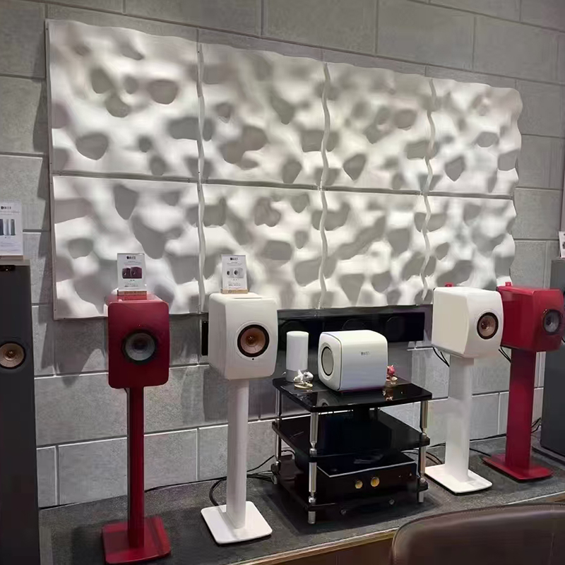 Modern 3D Colorful Acoustic Sound Diffuser Panel Dekorasyon na Ceiling Wall Design para sa Hall Application Graphic Design Available