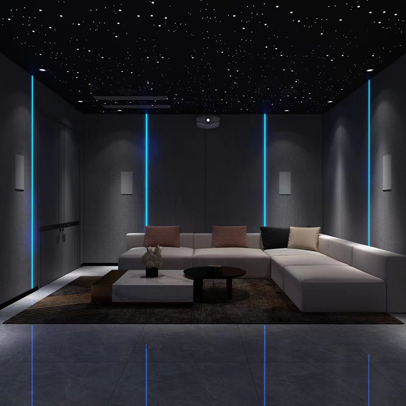 Mga Libreng 3D Rendering Home Theater - Custom, Soundproof, Angkop para sa mga Living Room/Theater Room