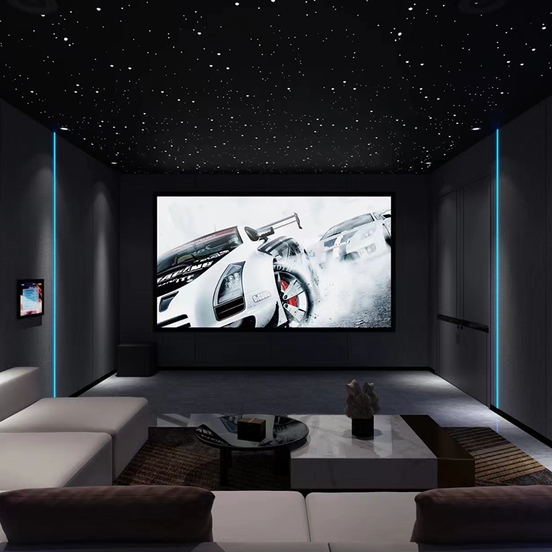 Mga Libreng 3D Rendering Home Theater - Custom, Soundproof, Angkop para sa mga Living Room/Theater Room