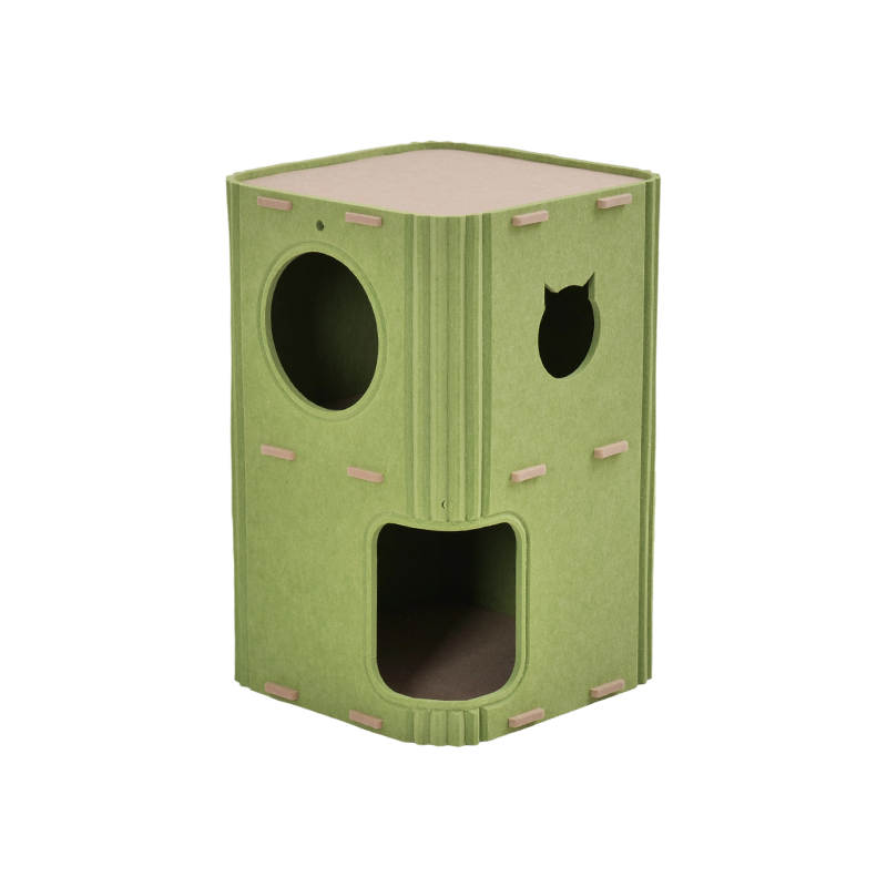 Eco-Friendly Acoustic Panel Cat Bed, Modernong Disenyo na may Sound-absorbing Noise-Reducing Features, Easy Installation, Scratch-Loving Surface for Cats, Non-Polluting Materials, Cozy Pet Retreat, Tamang-tama para sa Noise-Sensitive Felines, Durable Cat Shelter