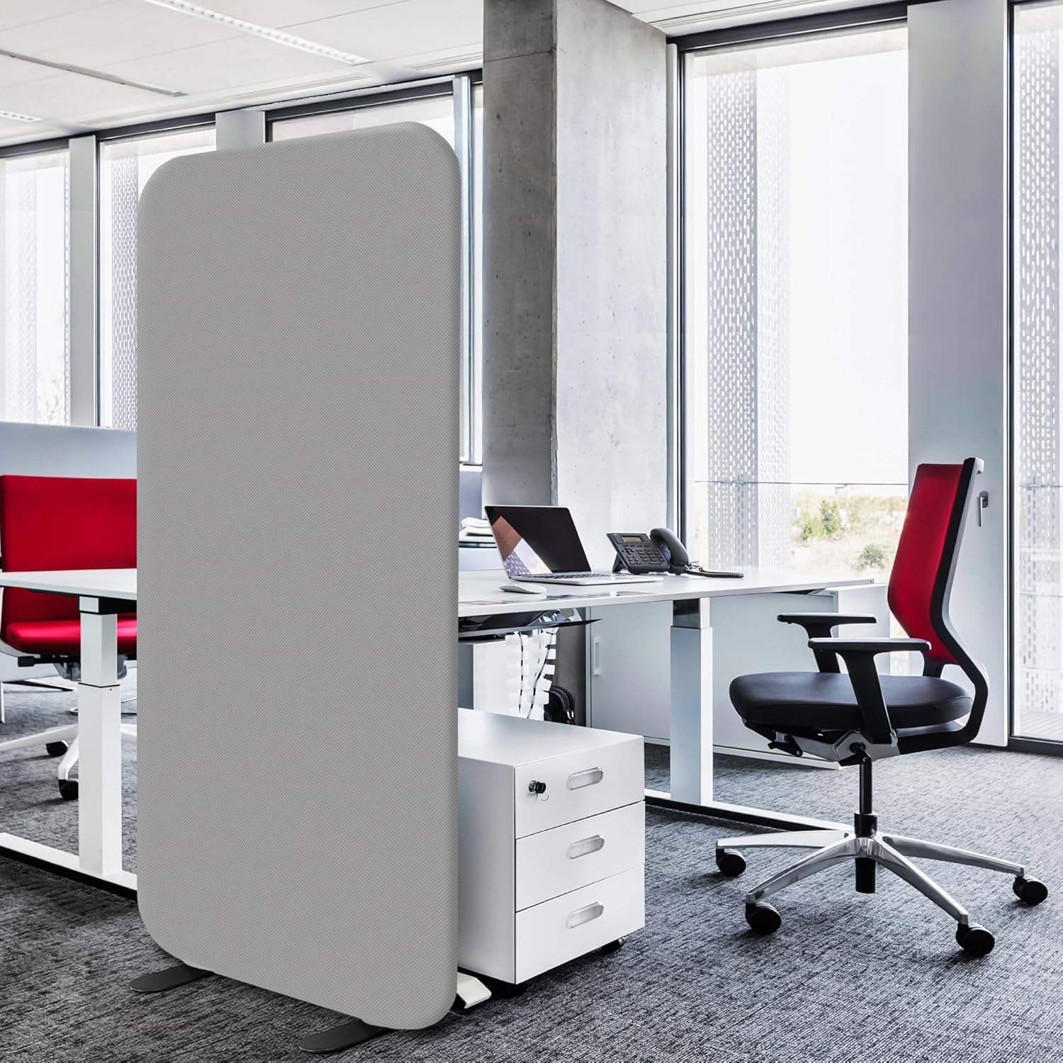 Mga Divider ng Spesonic Freestanding Partition Room, Mga Acoustic Panel Mga Soundproof na Privacy Panel