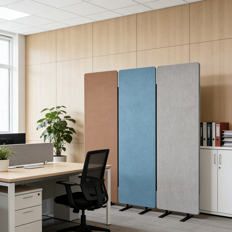 1650×600×28mm Office Acoustic Freestanding Partition Screen