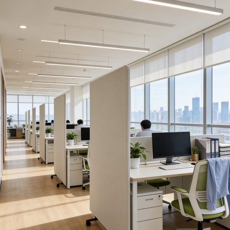 Nako-customize na laki 1700×1200×28mm Sound Absorbing Screen, Acoustic Floor Divider