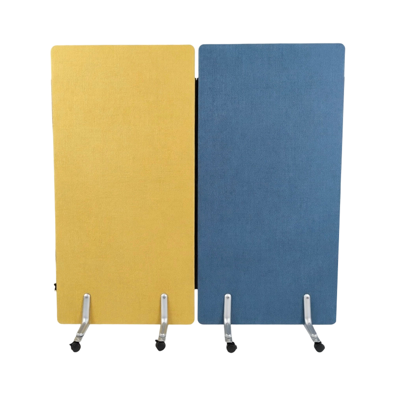 Soundproof na partition sa opisina na may mga casters, naka-zipper na partition sa opisina